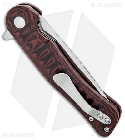 Kizer Vanguard Dukes Liner Lock Flipper Knife Black/Red G-10 (3" Satin) V3466N2 Kizer Vanguard Dukes Liner Lock Flipper Knife Black/Red G-10 (3" Satin) V3466N2 -Blade HQ Store Kizer Vanguard Dukes LL Black Red G 10 Satin V3466N2 BHQ 36951 jr side 1