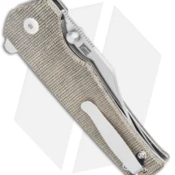 Kizer Vanguard Elstner Junges Liner Lock Knife Green Micarta (3" Satin) V3551N4 4 Kizer Vanguard Elstner Junges Liner Lock Knife Green Micarta (3" Satin) V3551N4 -Blade HQ Store Kizer Vanguard Elstner Junges LL Green Micarta Satin BHQ 121163 jr side