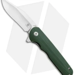 Kizer Vanguard Flashbang A2 Liner Lock Knife Green G-10 (3" Satin N690)