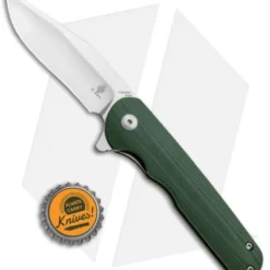 Kizer Vanguard Flashbang A2 Liner Lock Knife Green G-10 (3" Satin N690) 5 Kizer Vanguard Flashbang A2 Liner Lock Knife Green G-10 (3" Satin N690) -Blade HQ Store Kizer Vanguard Flashbang A2 LL Green G 10 Satin N690 BHQ 91651 jr bottlecap