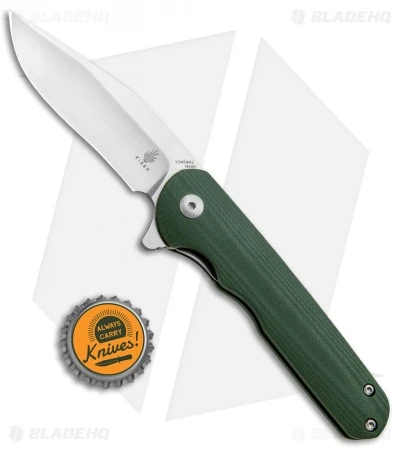 Kizer Vanguard Flashbang A2 Liner Lock Knife Green G-10 (3" Satin N690) Kizer Vanguard Flashbang A2 Liner Lock Knife Green G-10 (3" Satin N690) -Blade HQ Store Kizer Vanguard Flashbang A2 LL Green G 10 Satin N690 BHQ 91651 jr bottlecap