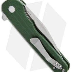 Kizer Vanguard Flashbang A2 Liner Lock Knife Green G-10 (3" Satin N690) 4 Kizer Vanguard Flashbang A2 Liner Lock Knife Green G-10 (3" Satin N690) -Blade HQ Store Kizer Vanguard Flashbang A2 LL Green G 10 Satin N690 BHQ 91651 jr side