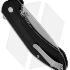 Kizer Vanguard Kala Liner Lock Knife Black G10 (3.75" Stonewash) V4479A1 -Blade HQ Store Kizer Vanguard Kala Black G 10 V4479A1 BHQ 50964 jr side