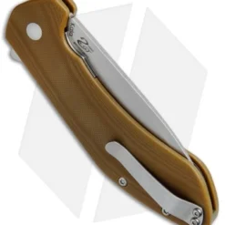 Kizer Vanguard Kala Liner Lock Knife Brown G10 (3.75" Stonewash) V4479A2 -Blade HQ Store Kizer Vanguard Kala Brown G 10 SW V4479A2 BHQ 50965 jr side