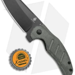 Kizer Vanguard Mini Sheepdog Knife Black Micarta (2.6" Black CPM-10V) 5 Kizer Vanguard Mini Sheepdog Knife Black Micarta (2.6" Black CPM-10V) -Blade HQ Store Kizer Vanguard Mini Sheepdog Black Micarta Black V3488EF BHQ 117220 jr bottlecap