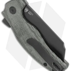 Kizer Vanguard Mini Sheepdog Knife Black Micarta (2.6" Black CPM-10V) 4 Kizer Vanguard Mini Sheepdog Knife Black Micarta (2.6" Black CPM-10V) -Blade HQ Store Kizer Vanguard Mini Sheepdog Black Micarta Black V3488EF BHQ 117220 jr side