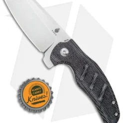 Kizer Vanguard Mini Sheepdog Knife Black Micarta (2.6" Stonewash) -Blade HQ Store Kizer Vanguard Mini Sheepdog C01C LL Black Micarta BHQ 117215 jr bottlecap