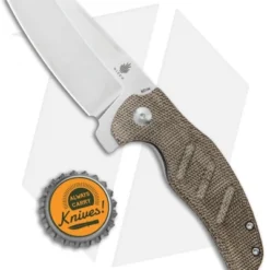 Kizer Vanguard Mini Sheepdog Knife Green Micarta (2.6" Stonewash) -Blade HQ Store Kizer Vanguard Mini Sheepdog C01C LL Green Micarta BHQ 117219 jr bottlecap