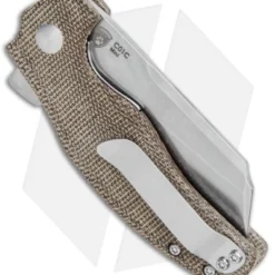 Kizer Vanguard Mini Sheepdog Knife Green Micarta (2.6" Stonewash) -Blade HQ Store Kizer Vanguard Mini Sheepdog C01C LL Green Micarta BHQ 117219 jr side