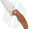 Kizer Vanguard Mini Sheepdog Knife Natural Micarta (2.6" Stonewash)