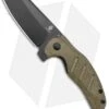 Kizer Vanguard Mini Sheepdog Knife Green Micarta (2.6" Black CPM-10V)