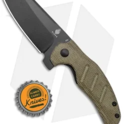 Kizer Vanguard Mini Sheepdog Knife Green Micarta (2.6" Black CPM-10V) 5 Kizer Vanguard Mini Sheepdog Knife Green Micarta (2.6" Black CPM-10V) -Blade HQ Store Kizer Vanguard Mini Sheepdog Green Micarta Black V3488EJ BHQ 117216 jr bottlecap