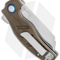 Kizer Vanguard Mini Sheepdog Knife Green Micarta (2.6" Satin) -Blade HQ Store Kizer Vanguard Mini Sheepdog Knife Green Micarta 2.6 Satin BD1N V3488E8 BHQ 118610 LS Side