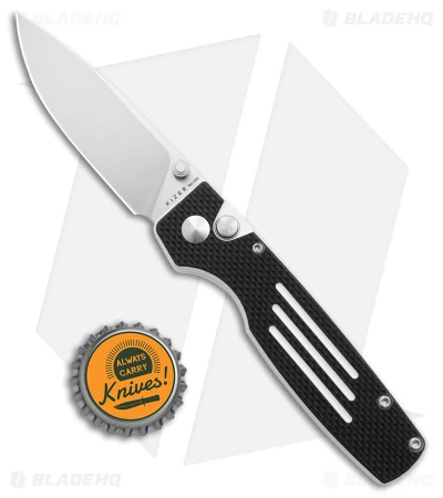 Kizer Vanguard Original Button Lock Knife Black/White G-10 (3" Satin 154CM) Kizer Vanguard Original Button Lock Knife Black/White G-10 (3" Satin 154CM) -Blade HQ Store Kizer Vanguard Original Button Lock Black White G 10 Satin BHQ 175040 jr bottlecap