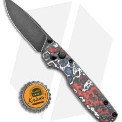 Kizer Vanguard Original Button Lock Knife FatCarbon (3" Black ELMAX) 6 Kizer Vanguard Original Button Lock Knife FatCarbon (3" Black ELMAX) -Blade HQ Store Kizer Vanguard Original Button Lock Blue Red White Fat Carbon Black SW BHQ 175938 jr bottlecap