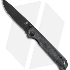 Kizer Azo Vanguard Series Begleiter Knife Black Micarta (3.5" Black BD1N)