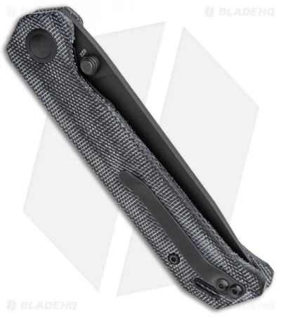 Kizer Azo Vanguard Series Begleiter Knife Black Micarta (3.5" Black BD1N) Kizer Azo Vanguard Series Begleiter Knife Black Micarta (3.5" Black BD1N) -Blade HQ Store Kizer Vanguard Series Begleiter Black Micarta Black BHQ 117227 jr side