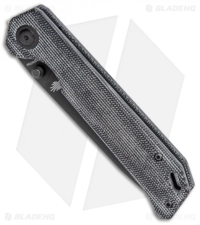 Kizer Azo Vanguard Series Begleiter Knife Black Micarta (3.5" Black BD1N) Kizer Azo Vanguard Series Begleiter Knife Black Micarta (3.5" Black BD1N) -Blade HQ Store Kizer Vanguard Series Begleiter Black Micarta Black BHQ 117227 jr spine