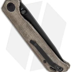 Kizer Azo Vanguard Series Begleiter Knife Green Micarta (3.5" Black BD1N) 4 Kizer Azo Vanguard Series Begleiter Knife Green Micarta (3.5" Black BD1N) -Blade HQ Store Kizer Vanguard Series Begleiter Green Micarta Black BHQ 117237 jr side