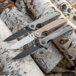 Kizer Azo Vanguard Series Begleiter Knife Black Micarta (3.5" Black BD1N) 6 Kizer Azo Vanguard Series Begleiter Knife Black Micarta (3.5" Black BD1N) -Blade HQ Store Kizer Vanguard Series Begleiter Knife Green Micarta Black BD1N BHQ 117237 kp logs web