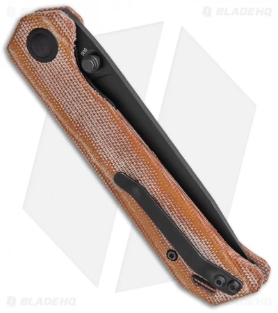 Kizer Azo Vanguard Series Begleiter Knife Natural Micarta (3.5" Black BD1N) Kizer Azo Vanguard Series Begleiter Knife Natural Micarta (3.5" Black BD1N) -Blade HQ Store Kizer Vanguard Series Begleiter Natural Micarta Black BHQ 117234 jr side