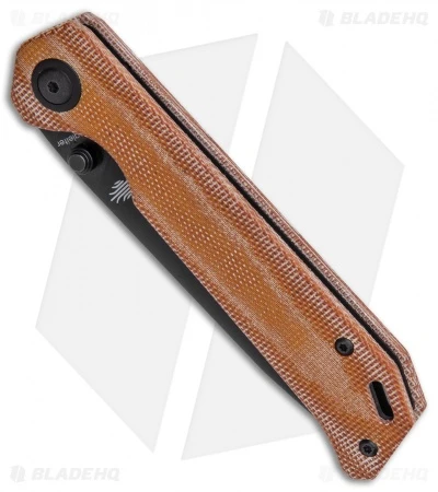 Kizer Azo Vanguard Series Begleiter Knife Natural Micarta (3.5" Black BD1N) Kizer Azo Vanguard Series Begleiter Knife Natural Micarta (3.5" Black BD1N) -Blade HQ Store Kizer Vanguard Series Begleiter Natural Micarta Black BHQ 117234 jr spine