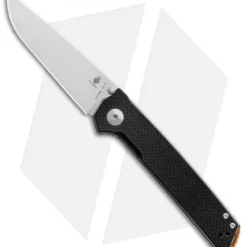 Kizer Vanguard Series Domin Liner Lock Knife Black G-10 (3.5" Stonewash) V4516A1