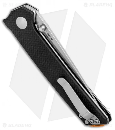 Kizer Vanguard Series Domin Liner Lock Knife Black G-10 (3.5" Stonewash) V4516A1 Kizer Vanguard Series Domin Liner Lock Knife Black G-10 (3.5" Stonewash) V4516A1 -Blade HQ Store Kizer Vanguard Series Domin Black G10 SW BHQ 84642 er side