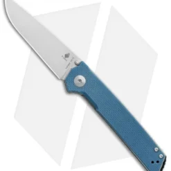Kizer Vanguard Series Domin Liner Lock Knife Blue G-10 (3.5" Stonewash) V4516A3