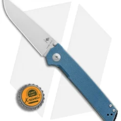 Kizer Vanguard Series Domin Liner Lock Knife Blue G-10 (3.5" Stonewash) V4516A3 5 Kizer Vanguard Series Domin Liner Lock Knife Blue G-10 (3.5" Stonewash) V4516A3 -Blade HQ Store Kizer Vanguard Series Domin Blue G10 SW BHQ 84644 er bottlecap