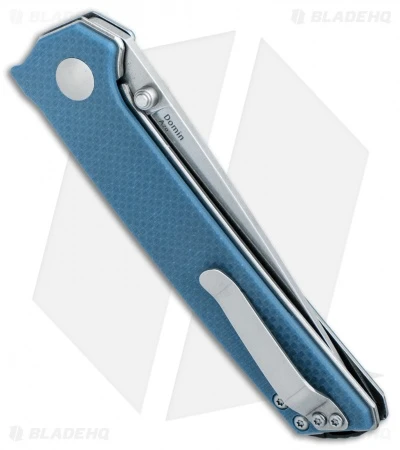 Kizer Vanguard Series Domin Liner Lock Knife Blue G-10 (3.5" Stonewash) V4516A3 Kizer Vanguard Series Domin Liner Lock Knife Blue G-10 (3.5" Stonewash) V4516A3 -Blade HQ Store Kizer Vanguard Series Domin Blue G10 SW BHQ 84644 er side