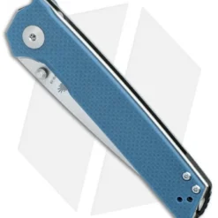 Kizer Vanguard Series Domin Liner Lock Knife Blue G-10 (3.5" Stonewash) V4516A3 4 Kizer Vanguard Series Domin Liner Lock Knife Blue G-10 (3.5" Stonewash) V4516A3 -Blade HQ Store Kizer Vanguard Series Domin Blue G10 SW BHQ 84644 er spine
