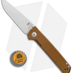 Kizer Vanguard Series Domin Liner Lock Knife Brown G-10 (3.5" Stonewash) V4516A4 5 Kizer Vanguard Series Domin Liner Lock Knife Brown G-10 (3.5" Stonewash) V4516A4 -Blade HQ Store Kizer Vanguard Series Domin Brown G10 SW BHQ 84645 er bottlecap