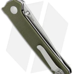 Kizer Vanguard Series Domin Liner Lock Knife Green G-10 (3.5" Stonewash) V4516A2 4 Kizer Vanguard Series Domin Liner Lock Knife Green G-10 (3.5" Stonewash) V4516A2 -Blade HQ Store Kizer Vanguard Series Domin Green G10 SW BHQ 84643 er side