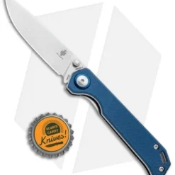 Kizer Azo Vanguard Series Mini Begleiter Knife Blue G-10 (2.8" Stonewash) -Blade HQ Store Kizer Vanguard Series Mini Begleiter Blue SW V3458C4 BHQ 95481 jr bottlecap