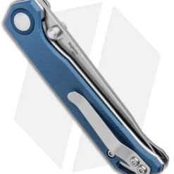 Kizer Azo Vanguard Series Mini Begleiter Knife Blue G-10 (2.8" Stonewash) -Blade HQ Store Kizer Vanguard Series Mini Begleiter Blue SW V3458C4 BHQ 95481 jr side