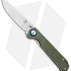 Kizer Azo Vanguard Series Mini Begleiter Knife OD Green G-10 (2.8" Stonewash)