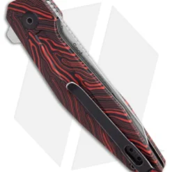 Kizer Vanguard Series Spot Liner Lock Knife Black/Red G-10 (3" Stonewash)V3620C1 4 Kizer Vanguard Series Spot Liner Lock Knife Black/Red G-10 (3" Stonewash)V3620C1 -Blade HQ Store Kizer Vanguard Series Spot Liner Lock Knife Black Red G 10 Stonewash V3620C1 BHQ 180087 KC side 5