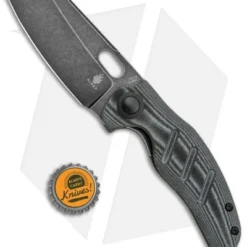 Kizer Vanguard C01C Sheepdog Thumb Hole Knife Black Micarta (3.25" Black SW) -Blade HQ Store Kizer Vanguard Sheepdog LL Thumb Hole Black Micarta Black BHQ 121895 jr bottlecap