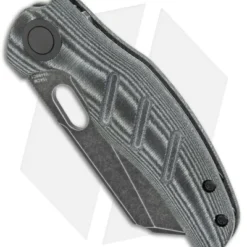 Kizer Vanguard C01C Sheepdog Thumb Hole Knife Black Micarta (3.25" Black SW) -Blade HQ Store Kizer Vanguard Sheepdog LL Thumb Hole Black Micarta Black BHQ 121895 jr spine