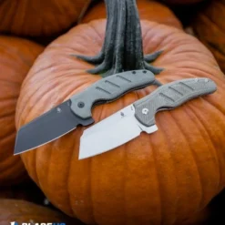 Kizer Vanguard Sheepdog Liner Lock Knife Natural Micarta (3.2" Stonewash) -Blade HQ Store Kizer Vanguard Sheepdog Liner Lock Knife Natural Micarta SW V4488E2 BHQ 115937 kp pumpkin web