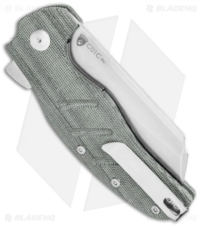 Kizer Vanguard Sheepdog XL C01C Liner Lock Knife Black Micarta (4" SW) Kizer Vanguard Sheepdog XL C01C Liner Lock Knife Black Micarta (4" SW) -Blade HQ Store Kizer Vanguard Sheepdog XL C01C LL Black Micarta SW V5488E6 BHQ 118482 jr side