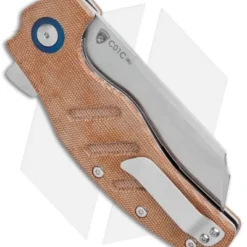 Kizer Vanguard Sheepdog XL C01C Liner Lock Knife Brown Micarta (4" Satin) 4 Kizer Vanguard Sheepdog XL C01C Liner Lock Knife Brown Micarta (4" Satin) -Blade HQ Store Kizer Vanguard Sheepdog XL C01C LL Brown Micarta Satin V5488C4 BHQ 117059 jr side