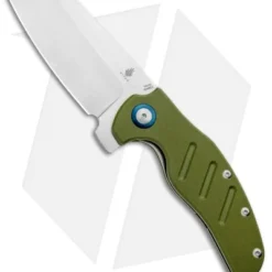 Kizer Vanguard Sheepdog XL C01C Liner Lock Knife Green G-10 (4" Satin)