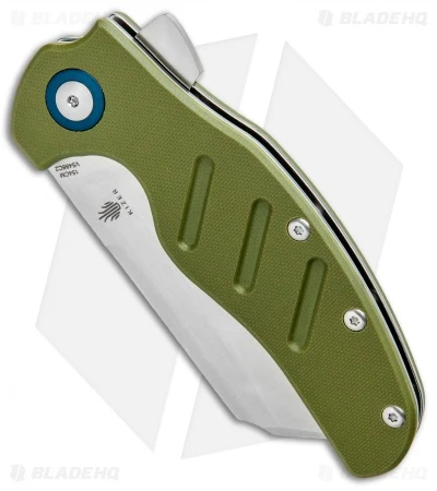 Kizer Vanguard Sheepdog XL C01C Liner Lock Knife Green G-10 (4" Satin) Kizer Vanguard Sheepdog XL C01C Liner Lock Knife Green G-10 (4" Satin) -Blade HQ Store Kizer Vanguard Sheepdog XL C01C LL Green G 10 Satin V5488C2 BHQ 98147 jr spine