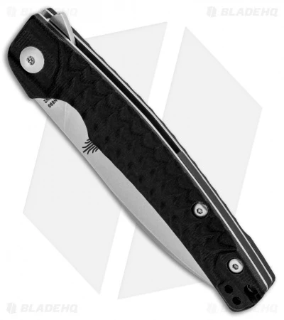 Kizer Vanguard Splinter Flipper Knife Black G-10 (3.2" Stonewash N690) V3457N1 Kizer Vanguard Splinter Flipper Knife Black G-10 (3.2" Stonewash N690) V3457N1 -Blade HQ Store Kizer Vanguard Splinter Black G 10 SW V3457N1 BHQ 52423 jr spine