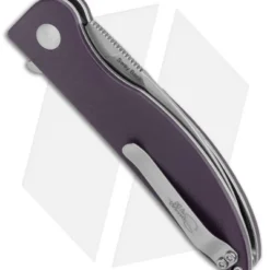 Kizer Vanguard Swaggs Swayback Knife Purple G-10 (3" Stonewash) V3566N1 4 Kizer Vanguard Swaggs Swayback Knife Purple G-10 (3" Stonewash) V3566N1 -Blade HQ Store Kizer Vanguard Swaggs Swayback Purple G 10 SW V3566N1 BHQ 118808 jr side