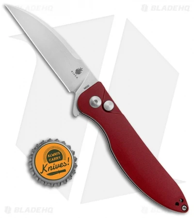 Kizer Swaggs Swayback Button Lock Knife Red Micarta (3" Stonewash) V3566N4 Kizer Swaggs Swayback Button Lock Knife Red Micarta (3" Stonewash) V3566N4 -Blade HQ Store Kizer Vanguard Swaggs Swayback Red Micarta SW V3566N4 BHQ 126630 jr bottlecap