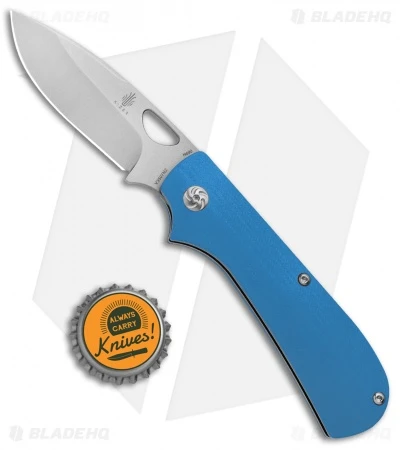 Kizer Vanguard Vagnino Zipslip Slipjoint Knife Blue G-10 (2.8" Stonewash) Kizer Vanguard Vagnino Zipslip Slipjoint Knife Blue G-10 (2.8" Stonewash) -Blade HQ Store Kizer Vanguard Vagnino Zipslip SJ Blue G 10 SW V3507N3 BHQ 97806 jr bottlecap