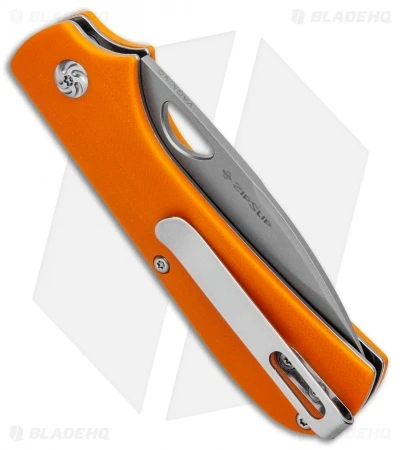 Kizer Vanguard Vagnino Zipslip Slipjoint Knife Orange G-10 (2.8" SW) V3507N2 Kizer Vanguard Vagnino Zipslip Slipjoint Knife Orange G-10 (2.8" SW) V3507N2 -Blade HQ Store Kizer Vanguard Vagnino Zipslip SJ Orange G 10 SW V3507N2 BHQ 80412 jr side